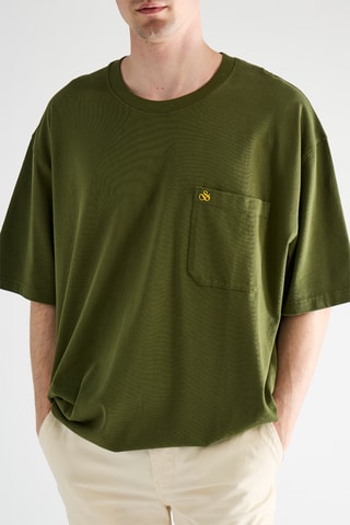 T-shirt en coton biologique - Kaki