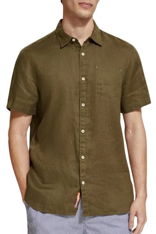 Chemise en lin - Kaki