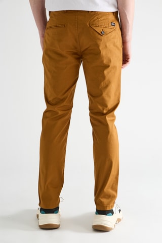 Chino en coton biologique - Moutarde