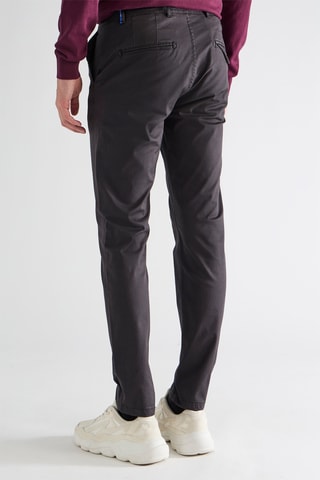 Chino en coton biologique - Noir