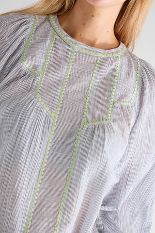 Blouse en coton biologique - Bleu clair