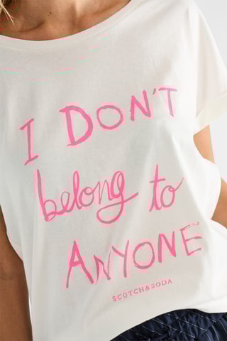 T-shirt en coton biologique - Blanc