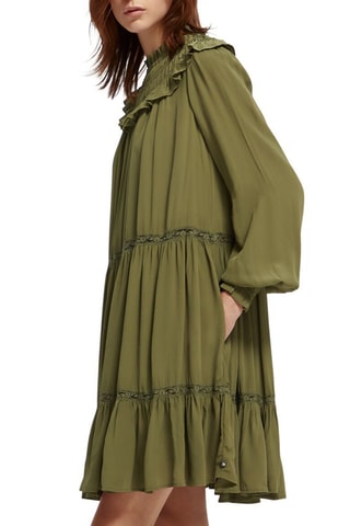 Robe volantée - Kaki