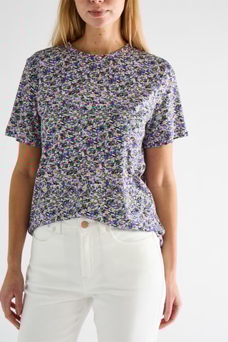 T-shirt en coton biologique - Bleu