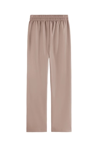 Pantalon taille haute - Beige