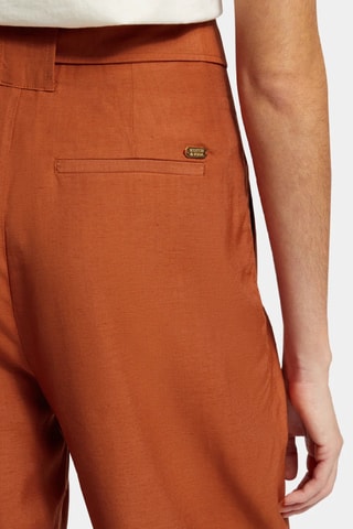 Pantalon taille haute - Terracotta