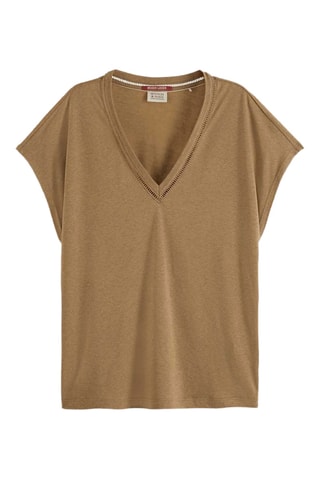 Top relaxed en lin - Vert