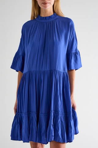Robe volantée - Bleu