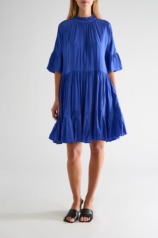 Robe volantée - Bleu