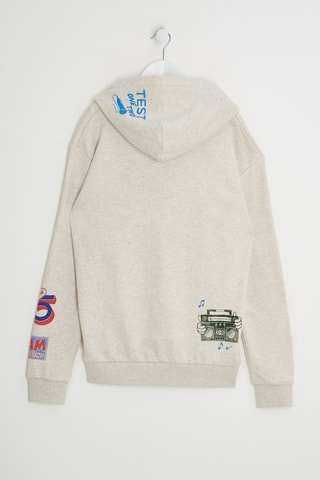 Gilet à capuche - Ecru