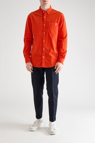 Chemise en velours - Orange