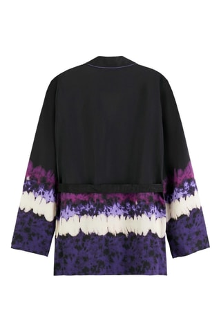 Blazer relaxed tie and dye - Noir et violet