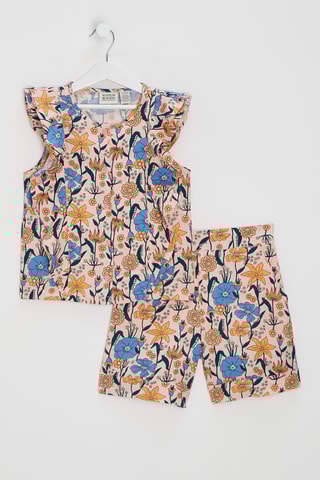 Blouse et short - Rose