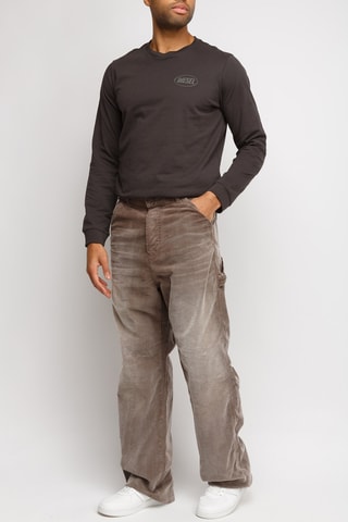 Velours Broek Wide - Lichtbruin