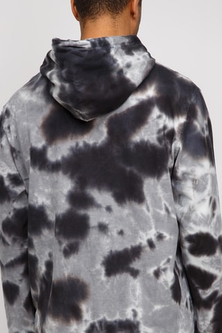 Sweater met Tie and Dye Effect - Zwart