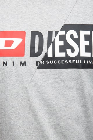 T-shirt Slim Fit - Gemêleerd Grijs