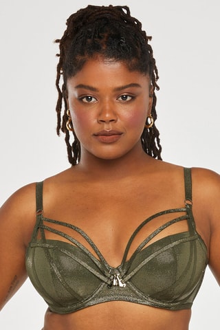 Soutien-gorge ampliforme Going Platinum - Vert foncé 