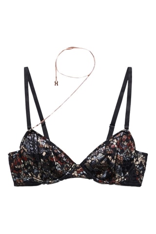 Soutien-gorge Snake - Noir