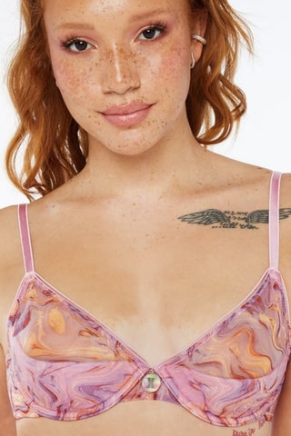 Soutien-gorge Xray Vision - Mauve et orange