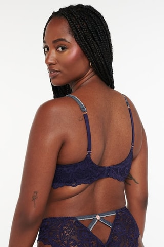 Soutien-gorge Framed In Denim - Bleu marine