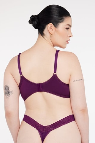 Soutien-gorge Cotton Essentials - Violet