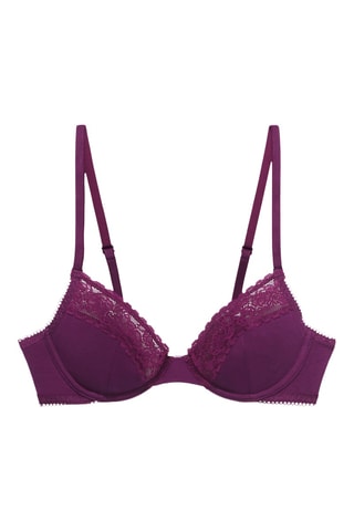 Soutien-gorge Cotton Essentials - Violet