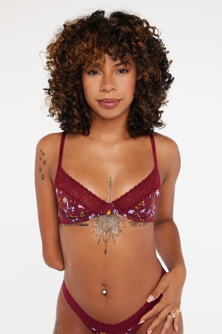 Soutien-gorge Essentials - Bordeaux