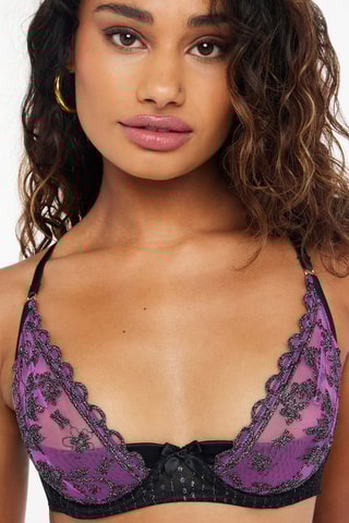 Soutien-gorge ampliforme Gilded Chains - Violet