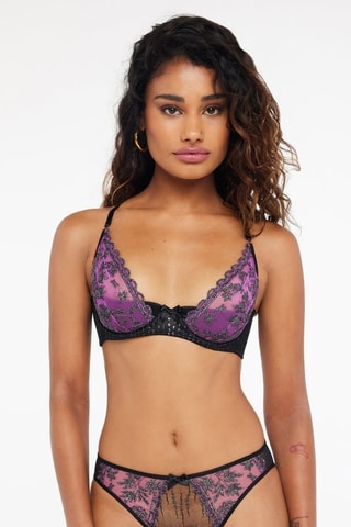 Soutien-gorge ampliforme Gilded Chains - Violet