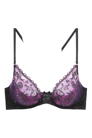 Soutien-gorge ampliforme Gilded Chains - Violet