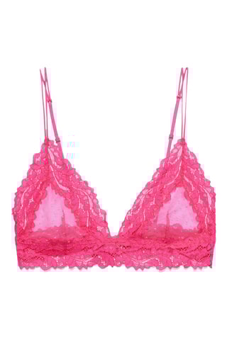 Bralette Dotted Mesh - Rose