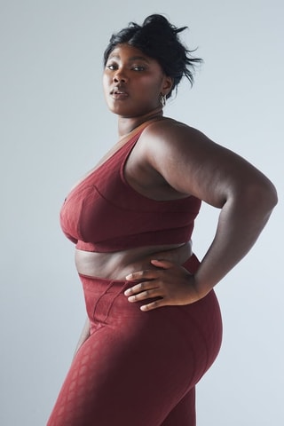 Brassière de sport Peak performance - Bordeaux