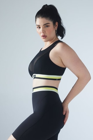 Brassière de sport Pin Up - Noir