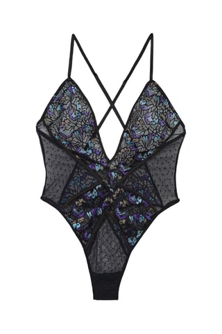 Body Butterfly Wings - Ciel et noir