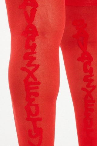 Bas autofixants - Rouge