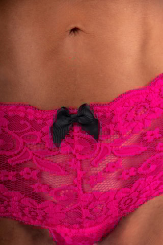 Shorty - Fuchsia et noir