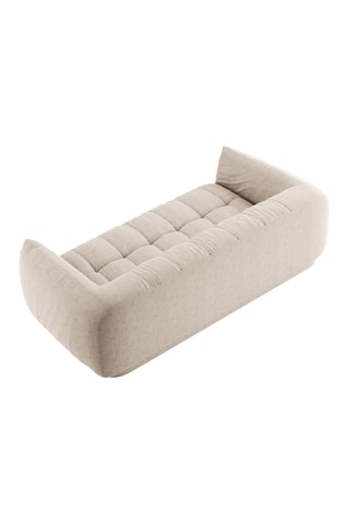 Canapé Julia - Beige - 3 places - En tissu structurel