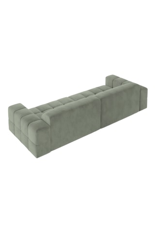 Canapé Luc - Vert - 4 places - En tissu structuré