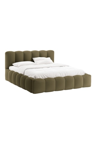 Lit-coffre avec sommier en bois Cameron - Couchage 140 x 200 cm