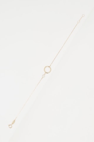 Armband Rond Geelgoud