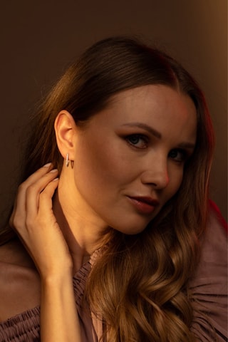 Créoles Alizée - Or blanc