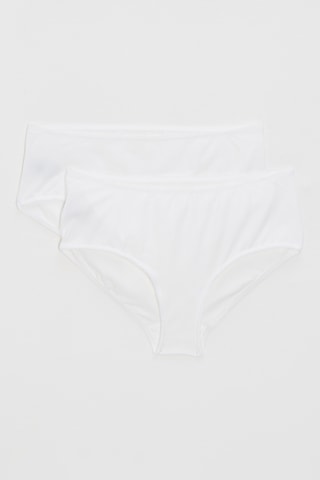 2 culottes - Blanc