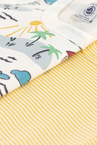 2 débardeurs - Jaune et blanc