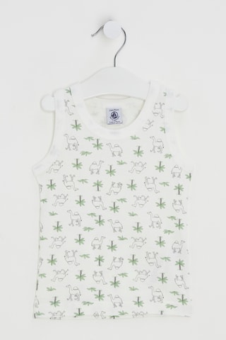 Débardeur - Blanc et vert