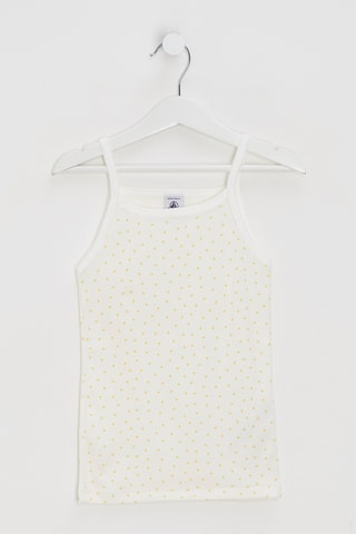 Débardeur - Blanc et jaune