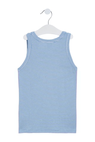 2 débardeurs - Ciel et blanc