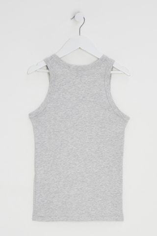 2 débardeurs - Blanc et gris chiné