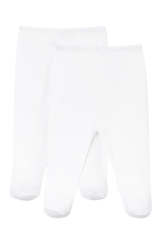 2 pantalons - Blanc