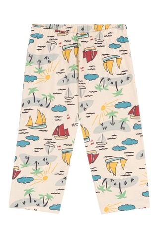 Pantalon - Beige et jaune