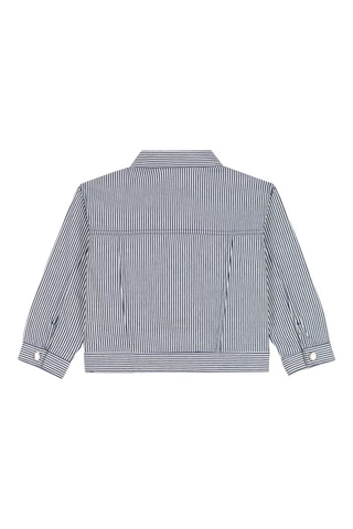 Veste à manches longues Bleu et blanc